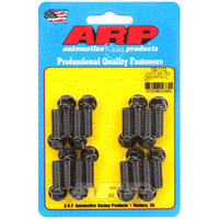 ARP Exhaust Header Bolt Kit Hex Head Black BB Chev V8 3/8" X 1.000" UHL 16-Pack ARP-100-1112 ARP 100-1112