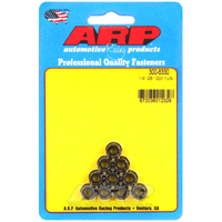 ARP 12-Point Nut Chrome Moly Black Oxide 1/4" UNF Thread 5/16" Socket 10-Pack ARP-300-8330 ARP 300-8330