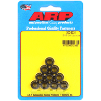 ARP 12-Point Nut Chrome Moly Black Oxide 5/16" UNF Thread 3/8" Socket 10-Pack ARP-300-8331 ARP 300-8331