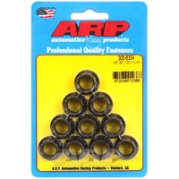 ARP 12-Point Nut Chrome Moly Black Oxide 1/2" UNF Thread 9/16" Socket 10-Pack ARP-300-8334