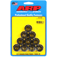 ARP 12-Point Nut Chrome Moly Black Oxide 9/16" UNF Thread 11/16" Socket 10-Pack ARP-300-8335 ARP 300-8335