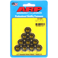 ARP 12-Point Nut Chrome Moly Black Oxide 10mm X 1.25 Thread 12mm Socket 10-Pack ARP-300-8364