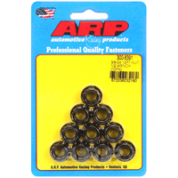 ARP 12-Point Nut Chrome Moly Black Oxide 3/8" UNF Thread 1/2" Socket 10-Pack ARP-300-8391