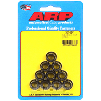 ARP 12-Point Nut Chrome Moly Black Oxide 3/8" UNC Thread 7/16" Socket 10-Pack ARP-301-8341 ARP 301-8341