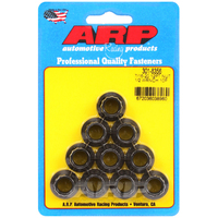 ARP Nut 12-point 8740 Chromoly Steel Black 7/16 in.-20 Thread 180000psi Set of 10 ARP 301-8356