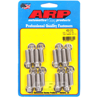 ARP Exhaust Header Bolt Kit 12-Point S/S Universal 3/8" X 1.000" UHL 16 Pack ARP-400-1210 ARP 400-1210