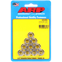 ARP 12-Point Nut Polished S/S 3/8" UNF Thread 7/16" Socket 2-Pack 400-8332 ARP-400-8332