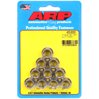 ARP 12-Point Nut Polished S/S 7/16" UNF Thread 1/2" Socket 10-Pack 400-8333 ARP-400-8333 ARP 400-8333