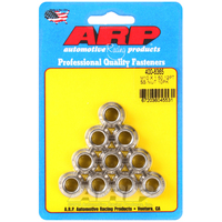 ARP 12-Point Nut Polished S/S 10mm X 1.50 Thread 12mm Socket 10-Pack 400-8365 ARP-400-8365 ARP 400-8365
