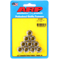 ARP 12-Point Nut Polished S/S 3/8" UNC Thread 7/16" Socket 10 Pack 401-8341 ARP-401-8341 ARP 401-8341