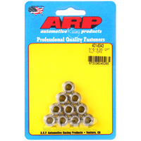 ARP 12-Point Nut Polished S/S 5/16" UNC Thread 3/8" Socket 10-Pack 401-8343 ARP-401-8343 ARP 401-8343
