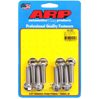ARP Bellhousing Bolts Hex 10mm x 1.5 Thread Stainless Steel Natural For Chevrolet Small Block LS Kit ARP 434-0901