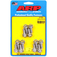 ARP Differential Cover Bolts Stainless Steel Polished 12-Point GM 8.875 in. Passenger Car Set of 12
