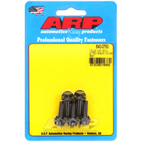 ARP 5-Pack Bolt Kit 12-Point Head Black 1/4" UNC x .750" UHL 5/16" Socket Head ARP-640-0750 ARP 640-0750
