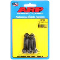 ARP 5-Pack Bolt Kit 12-Point Head Black 1/4" UNC x 1.250" UHL 5/16" Socket Head ARP-640-1250 ARP 640-1250