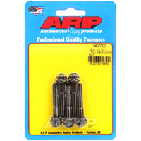 ARP 5-Pack Bolt Kit 12-Point Head Black 1/4" UNC x 1.500" UHL 5/16" Socket Head ARP-640-1500 ARP 640-1500