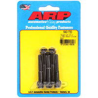 ARP 5-Pack Bolt Kit 12-Point Head Black 1/4" UNC x 1.750" UHL 5/16" Socket Head ARP-640-1750 ARP 640-1750