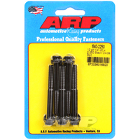 ARP 5-Pack Bolt Kit 12-Point Head Black 1/4" UNC x 2.250" UHL 5/16" Socket Head ARP-640-2250 ARP 640-2250