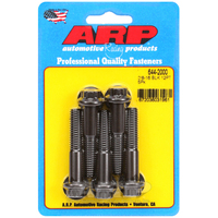 ARP Bolts 12-Point Head Chromoly Steel Black Oxide 3/8 in.-16 RH Thread 2.000 in. UHL Set of 5 ARP 644-2000