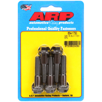 ARP Bolts Hex Head Chromoly Steel Black Oxide 3/8 in.-16 RH Thread 1.750 in. UHL Set of 5 ARP 654-1750