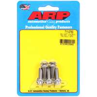 ARP 5-Pack Bolt Kit 12-Point Head S/S 1/4" UNF x .750" UHL 5/16" Socket Head ARP-711-0750 ARP 711-0750
