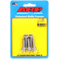 ARP 5-Pack Bolt Kit 12-Point Head S/S 1/4" UNF x 1.000" UHL 5/16" Socket Head ARP-711-1000 ARP 711-1000