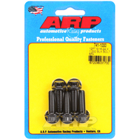ARP Bolts 12-Point Head Chromoly Steel Black Oxide 5/16 in.-24 RH Thread 1.000 in. UHL Set of 5