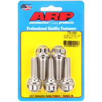 ARP Bolts Stainless Steel 300 Polished 12-Point Head 12mm x 1.75 Thread 35mm UHL Set of 5