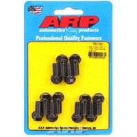 ARP Exhaust Header Bolt Kit Hex Head Black SB Chev V8 3/8" X .750" UHL 12-Pack ARP1001101 ARP 100-1101