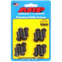 ARP Exhaust Header Bolt Kit Hex Head Black BB Chev V8 3/8" X .750" UHL 16-Pack ARP1001102 ARP 100-1102