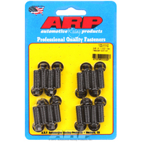 ARP Exhaust Header Bolt Kit Hex Head Black Universal 3/8" X 1.000" UHL 16-Pack ARP1001110 ARP 100-1110