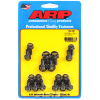 ARP Oil Pan Bolt Kit 12-Point Black Oxide SB Chev V8 With 2-Piece Pan Gasket ARP2341801 ARP 234-1801
