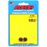ARP 12-Point Nut Chrome Moly Black Oxide 5/16" UNC Thread 3/8" Socket 2-Pack ARP3018323 ARP 301-8323