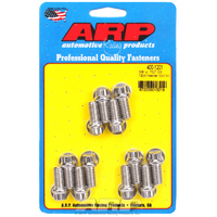 ARP Exhaust Header Bolt Kit 12-Point S/S SB Chev V8 3/8" X .750" UHL 12 Pack ARP4001201 ARP 400-1201