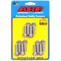ARP Exhaust Header Bolt Kit 12-Point S/S SB Chev V8 3/8" X 1.000" UHL 12 Pack ARP4001211 ARP 400-1211