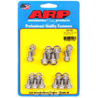 ARP Oil Pan Bolt Kit 12-Point Stainless Steel SB Chev V8 2-Piece Pan Gasket ARP4341801