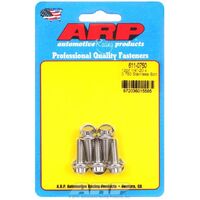 ARP 5-Pack Bolt Kit 12-Point Head S/S 1/4" UNC x .750" UHL 5/16" Socket Head ARP6110750 ARP 611-0750