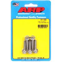 ARP 5-Pack Bolt Kit 12-Point Head S/S 1/4" UNC x 1.000" UHL 5/16" Socket Head ARP6111000 ARP 611-1000