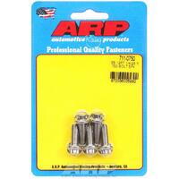 ARP 5-Pack Bolt Kit 12-Point Head S/S 1/4" UNF x .750" UHL 5/16" Socket Head ARP7110750 ARP 711-0750