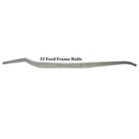 ASC Replacement Fits 1932 Ford Stamped Steel Frame Rails 6" x 12" x 149" - 10 gauge