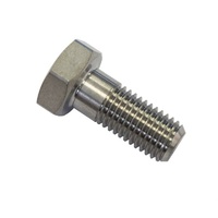 Astro Titanium Bolt 3/8-24 UNF x 1.00" UHL Hex Head 3/4" Thread Length Each