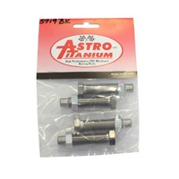 Astro Titanium Bolt Suit Torsion Stop With Steel Jam Nuts (4 Pack) AST-5719BK