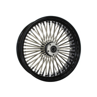 Attitude Inc MaxSpoke Rear Wheel 18x5.5 Black Chrome 3/4" Axle Harley-Davidson