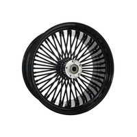 Attitude Inc MaxSpoke Rear Wheel 18x8.5 Black 1" Axle Harley Davidson