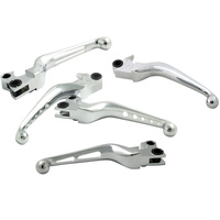 Attitude Inc Chrome 1996 TO 2006 HARLEY DRILLED BRAKE LEVER-CLUTCH LEVERS