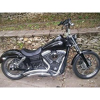 Attitude Inc Razors Chrome Headers Exhaust Kit Big Radius Harley Dyna 06-17