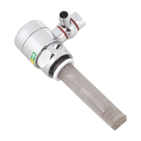 Attitude Inc Fuel Valve High Flow Chrome 5/16'' Swivel Petcock Harley