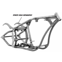 Kraftec Frame Curved Dagger Softail Style 300/330 DDT 1-1/4 in. 38 deg. Rake 0 in. Stretch 5 in. BBS 1-1/2 in. Backbone Each