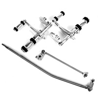 Attitude Inc Forward Control Kit 8.5in Polished Harley-Davidson Dyna 2006-2017