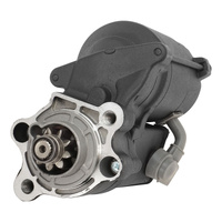 Attitude Inc 1.4kW Starter Motor Top Post Black Wrinkle Harley Big Twin 1989-06